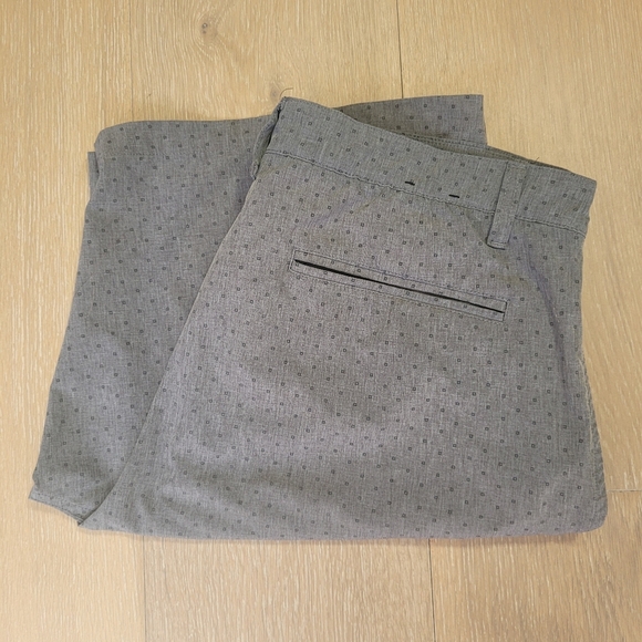 FootJoy Golf Shorts Men's sz 36 Grey Micro Square Design Activewear/Athleisure - Picture 11 of 11